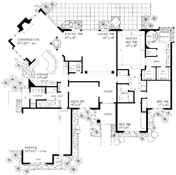 main floor house blueprint