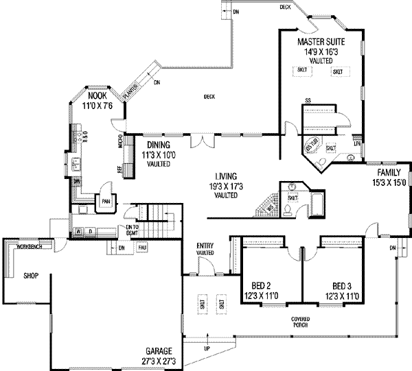 main floor house blueprint