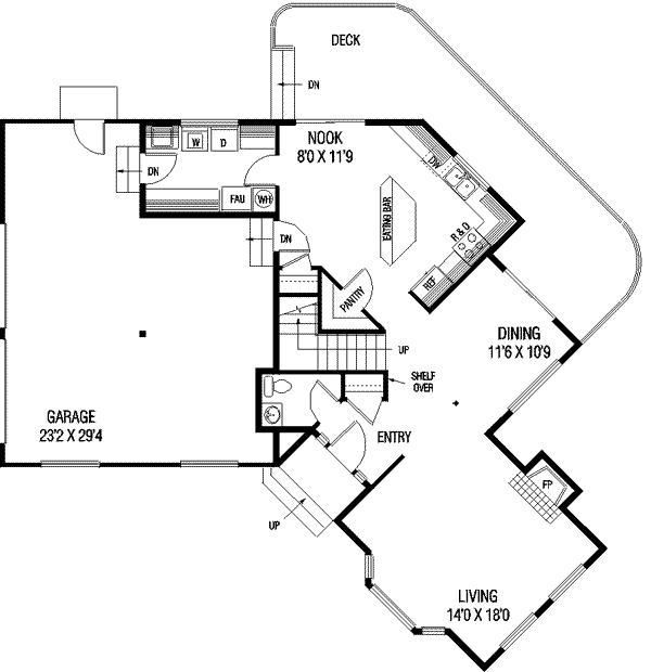 main floor house blueprint