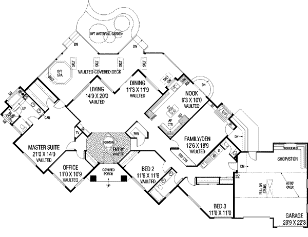 main floor house blueprint