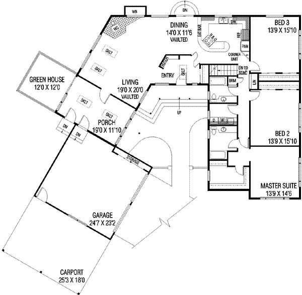 main floor house blueprint
