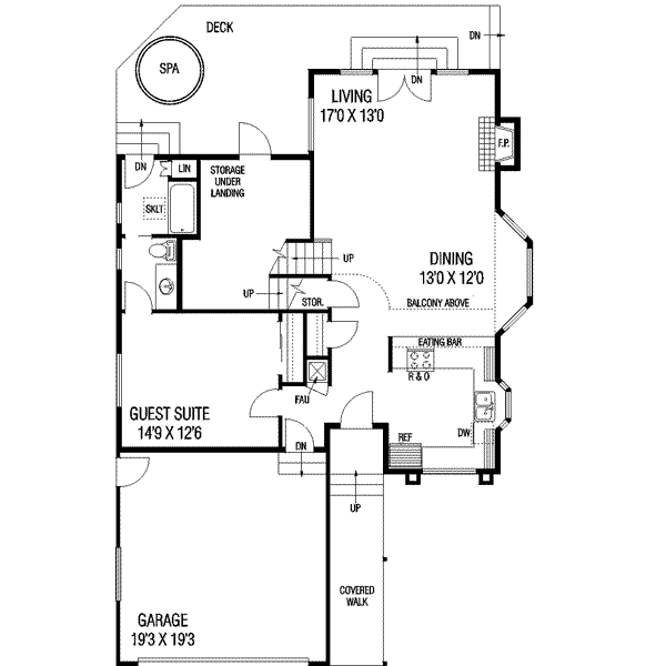 main floor house blueprint
