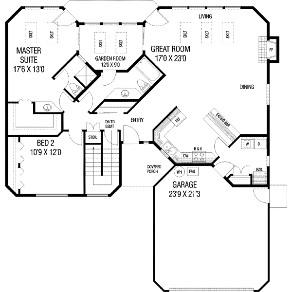 main floor house blueprint