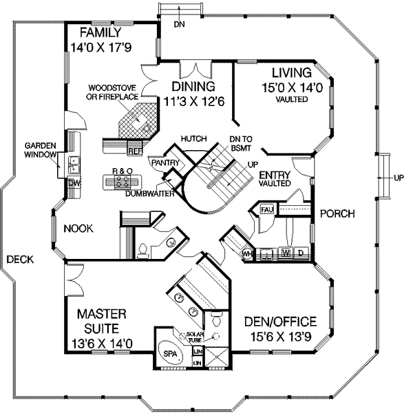 main floor house blueprint