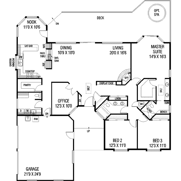 main floor house blueprint