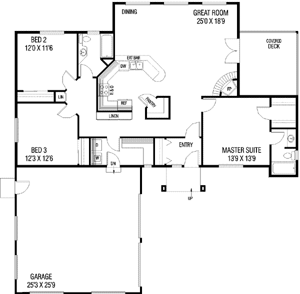 main floor house blueprint