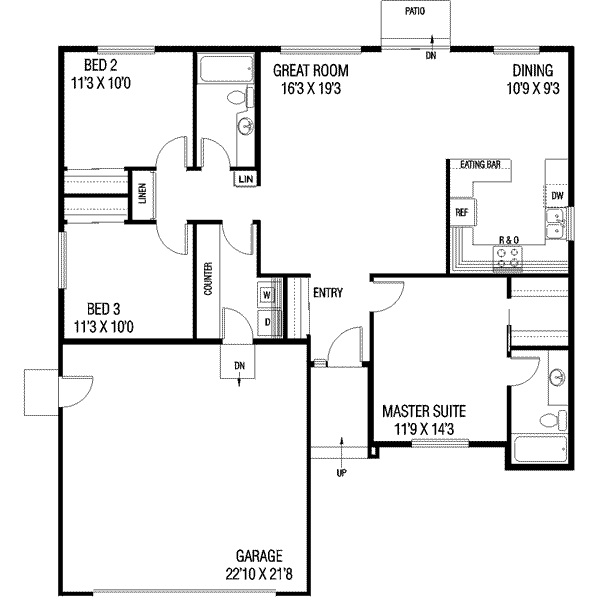 main floor house blueprint