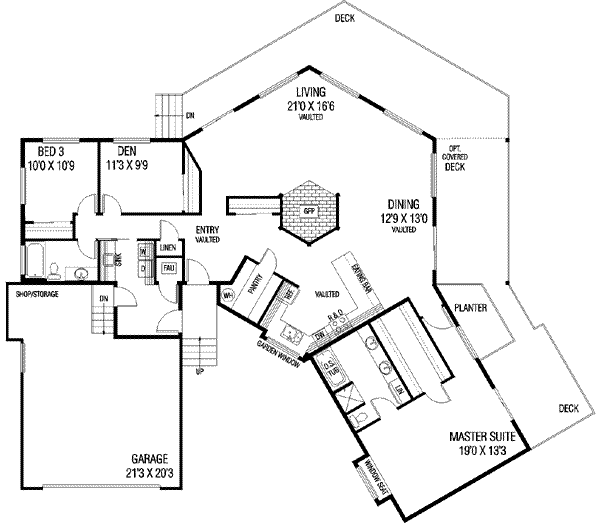 main floor house blueprint