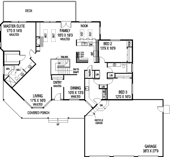 main floor house blueprint