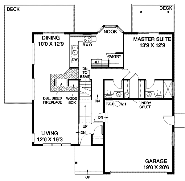 main floor house blueprint