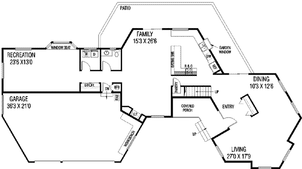 main floor house blueprint