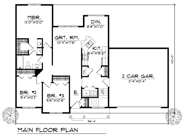 main floor house blueprint