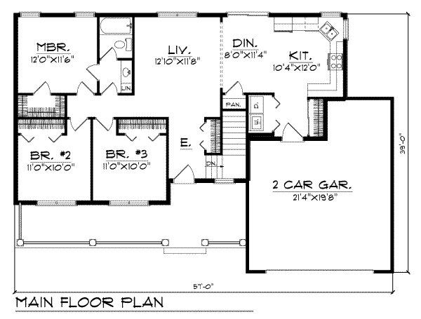 main floor house blueprint