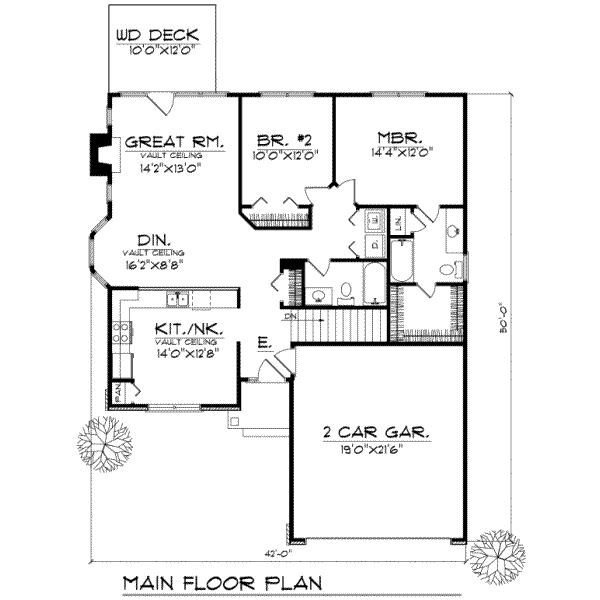 main floor house blueprint