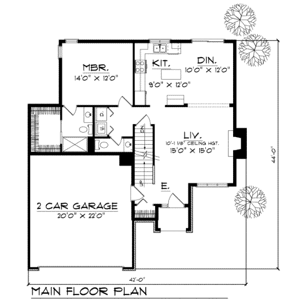 main floor house blueprint