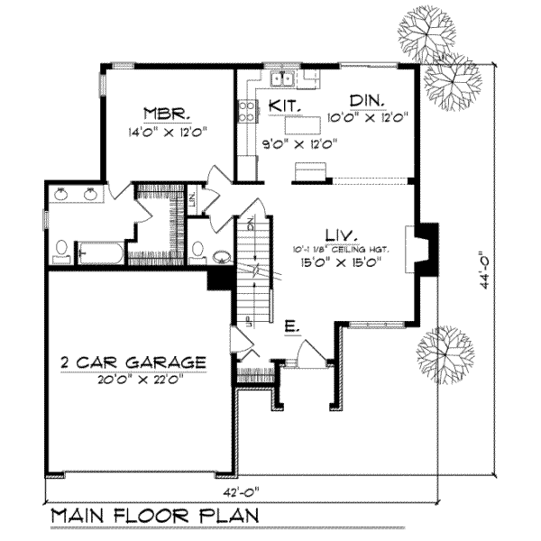 main floor house blueprint