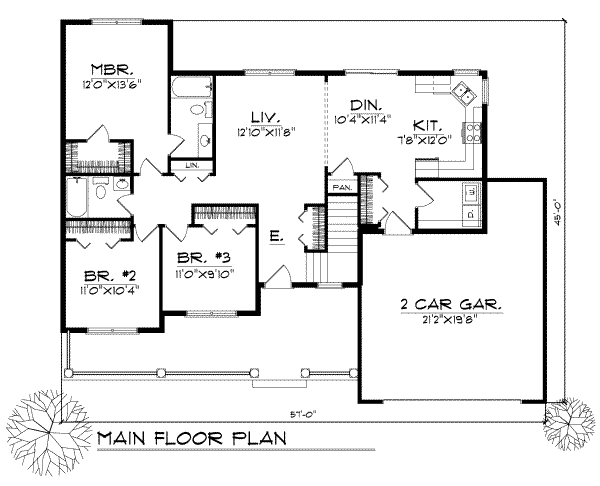 main floor house blueprint
