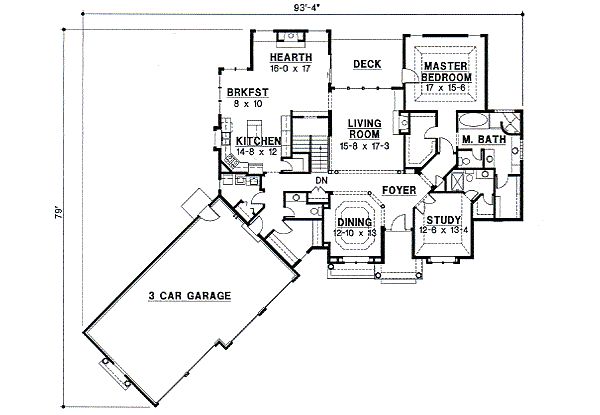 main floor house blueprint