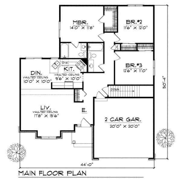 main floor house blueprint