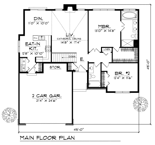main floor house blueprint