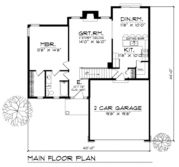main floor house blueprint
