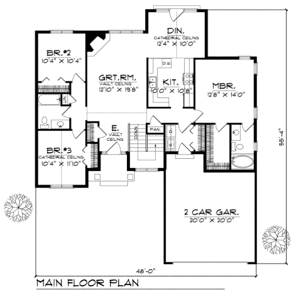 main floor house blueprint