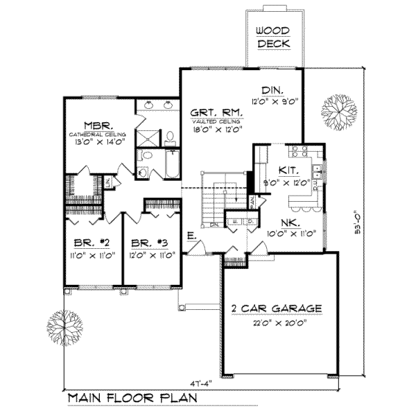main floor house blueprint