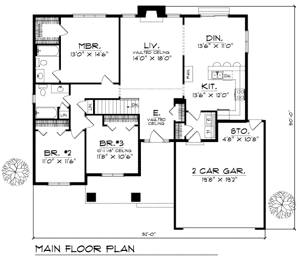 main floor house blueprint