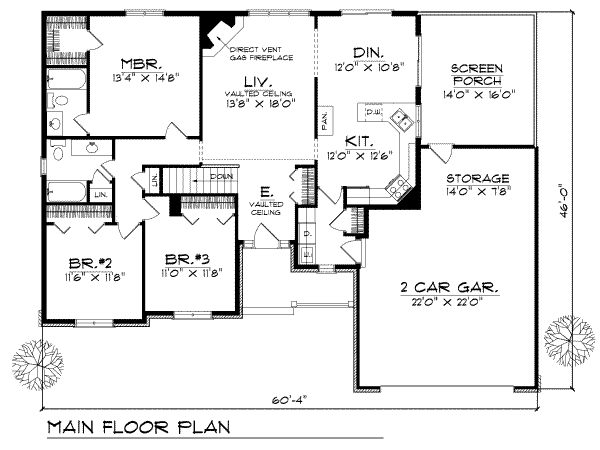 main floor house blueprint