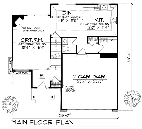 main floor house blueprint