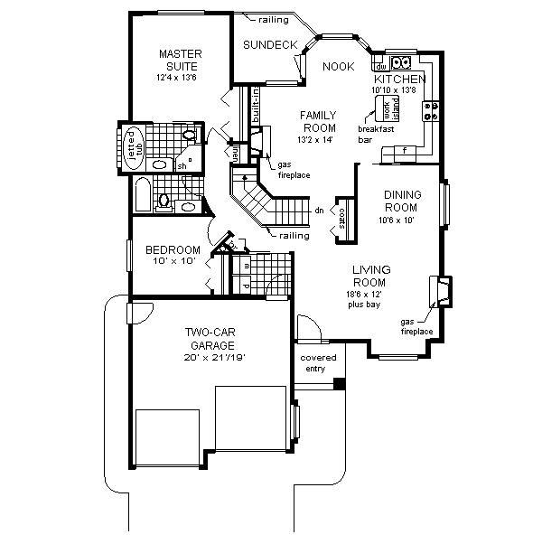 main floor house blueprint
