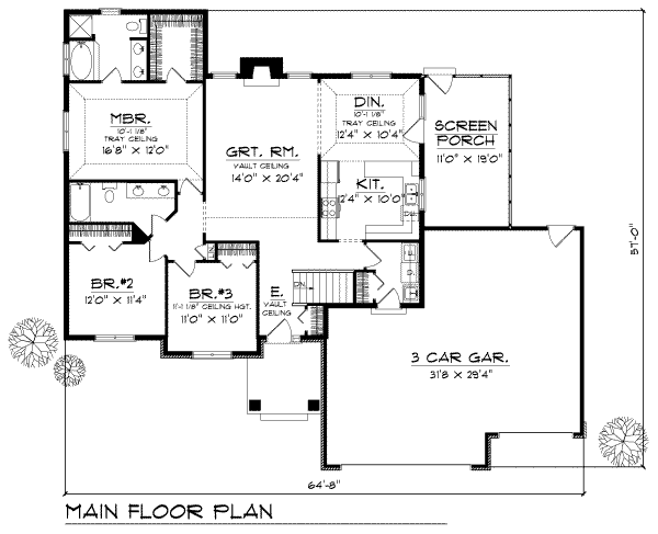 main floor house blueprint