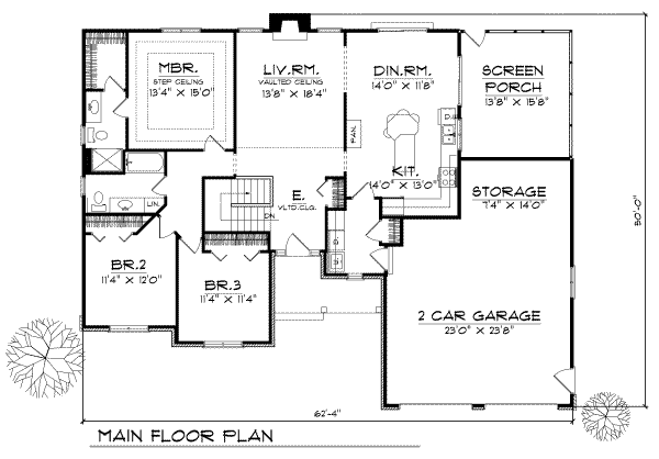 main floor house blueprint