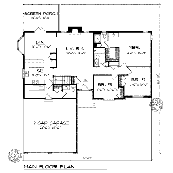 main floor house blueprint
