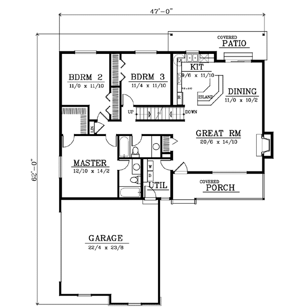 main floor house blueprint