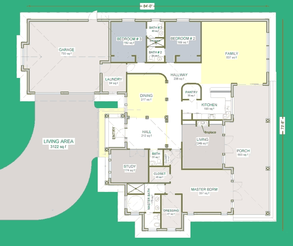main floor house blueprint