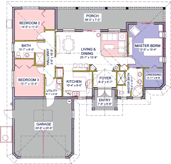 main floor house blueprint