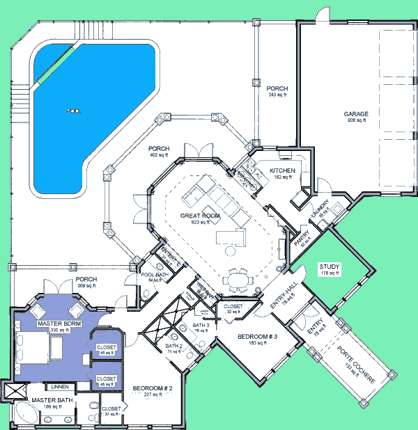 main floor house blueprint