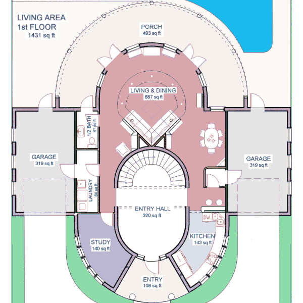 main floor house blueprint