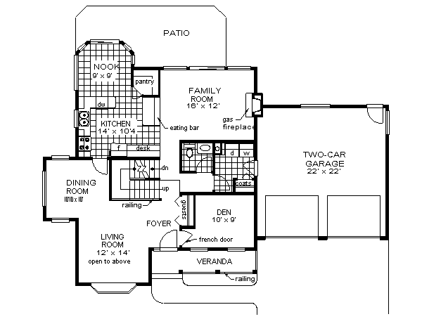main floor house blueprint