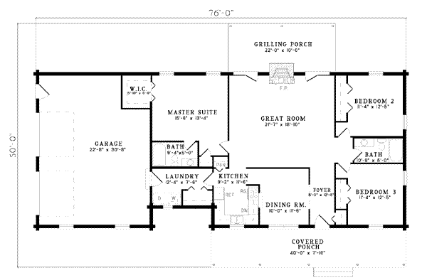 main floor house blueprint