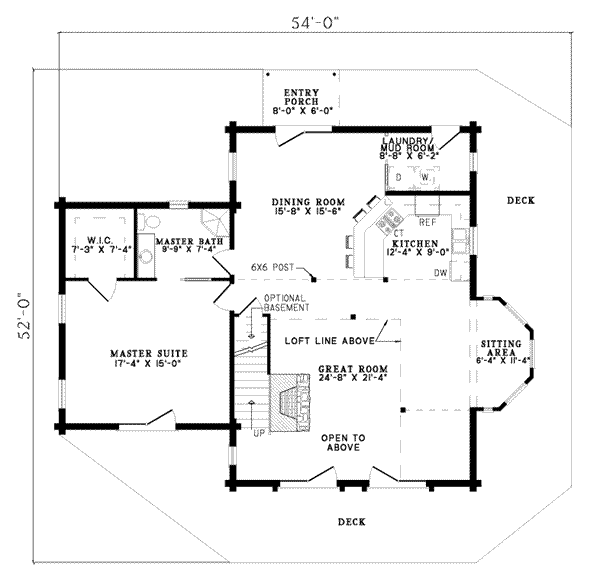 main floor house blueprint