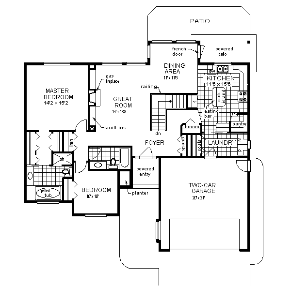 main floor house blueprint