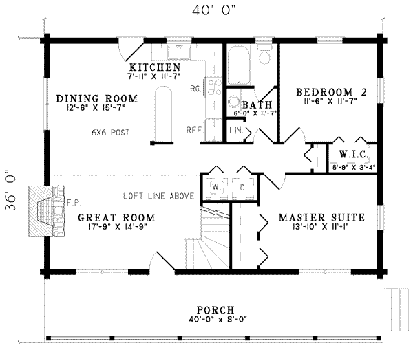 main floor house blueprint