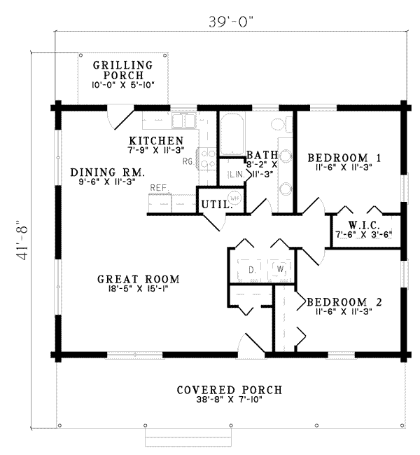 main floor house blueprint
