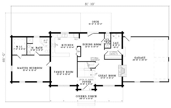 main floor house blueprint