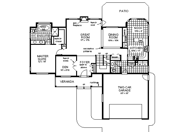 main floor house blueprint