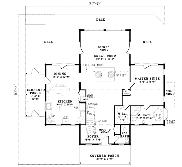 main floor house blueprint