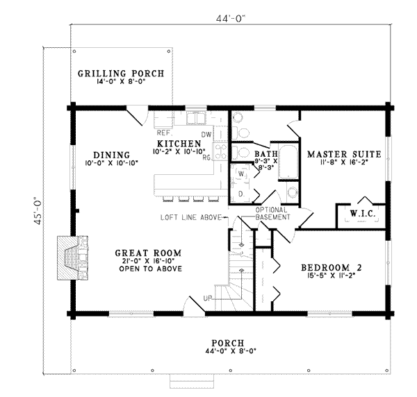 main floor house blueprint