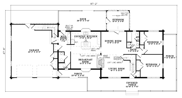 main floor house blueprint